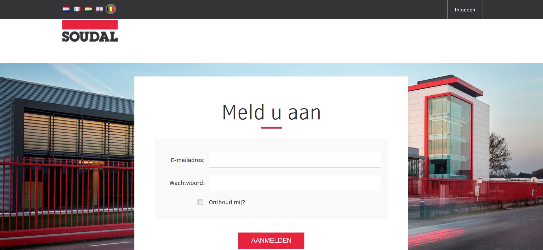 Soudal B2B webshop NL